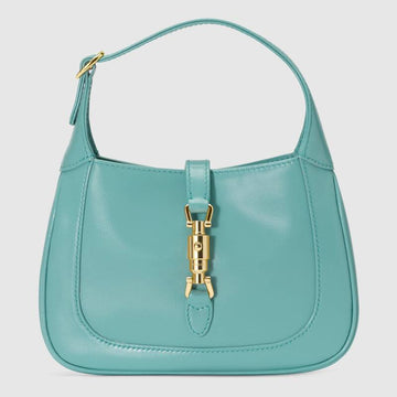 Jackie 1961 Mini Shoulder Bag Light Blue Leather - Free Shipping USA