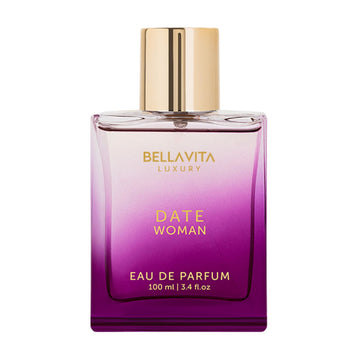 BellaVita Luxury DATE Eau de Parfum | 100 ml (3.4 fl oz.) | Perfume for Women | Floral Pink Pepper product image
