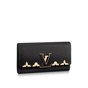Louis Vuitton CAPUCINES WALLET Black - Free Shipping USA