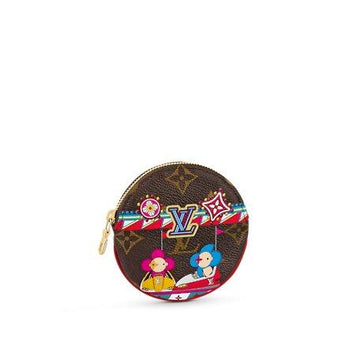 Louis Vuitton ROUND COIN PURSE Rouge Coquelicot Red - Free Shipping USA