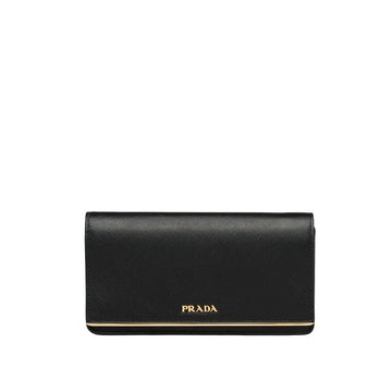 Saffiano Leather Continental Mini Clutch Bag - Free Shipping USA
