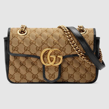 GG Marmont Mini Bag Black Leather - Free Shipping USA