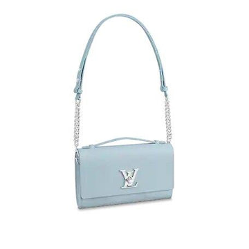 Louis Vuitton LOCKME CLUTCH Olympe Blue - Free Shipping USA