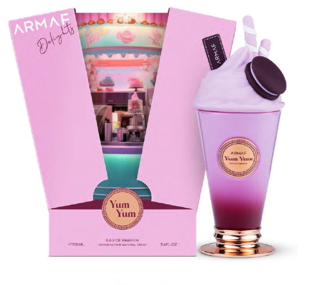 Armaf Delights Yum Yum Eau de Parfum Sp Women perfume bottle and packaging
