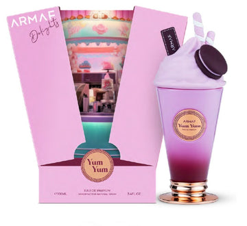 Armaf Delights Yum Yum Eau de Parfum Sp Women perfume bottle and packaging