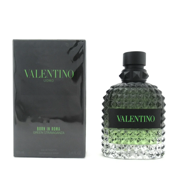 Valentino Uomo Born In Roma Green Stravaganza EDT 3.4 oz for Men – New, Free USA Shipping, 3-Day Delivery