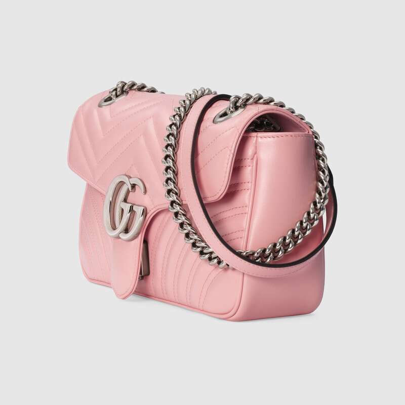 GG Marmont Small Shoulder Bag Pastel Pink - Free Shipping USA