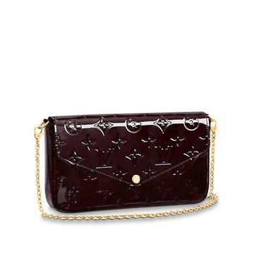 Louis Vuitton FÉLICIE POCHETTE Amarante Red - Free Shipping USA